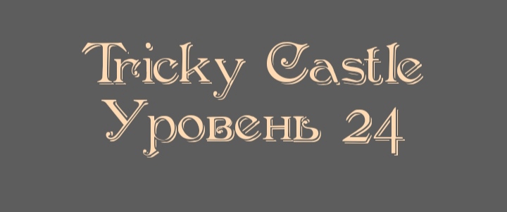 Tricky Castle - Уровень 24